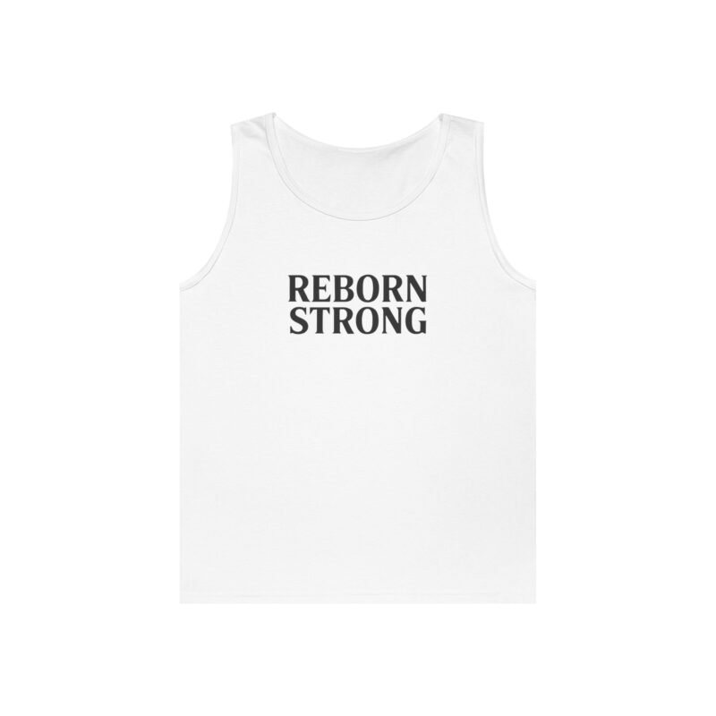 Reborn Strong Unisex Cotton Tank Top - Image 2