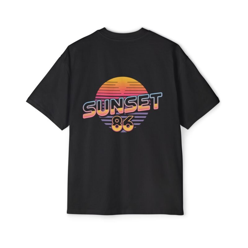 Sunset86 Retro Oversized Tee - Image 3