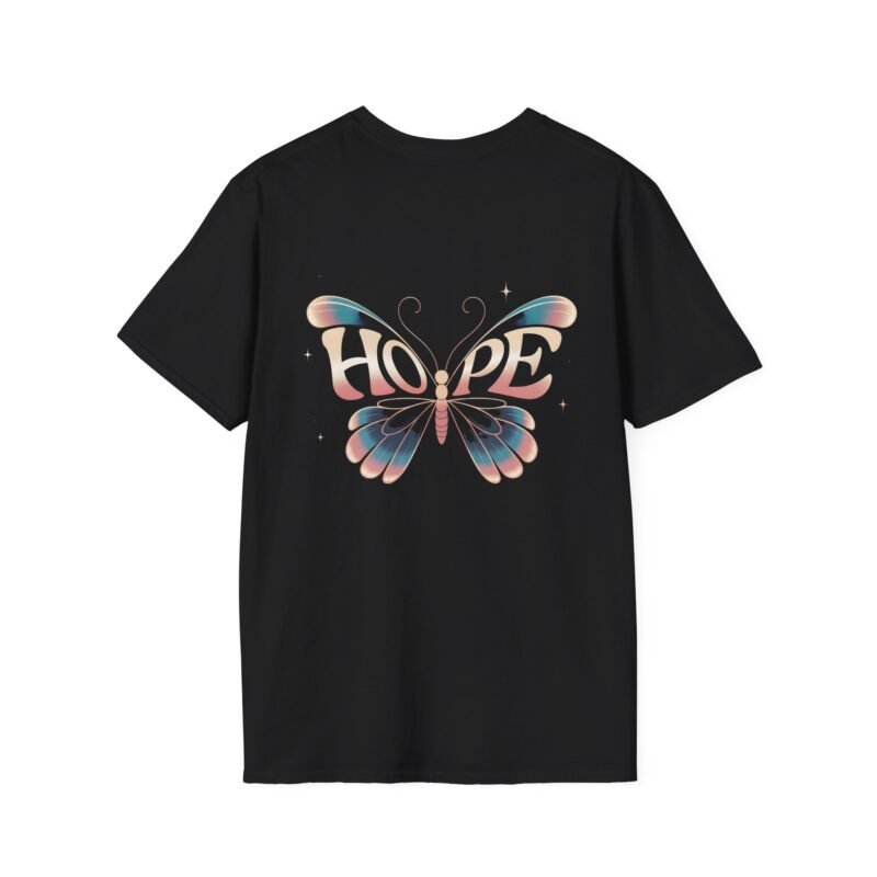 Hope Butterfly Aesthetic Tee – Inspirational Girls T-Shirt with Elegant Script - Image 10