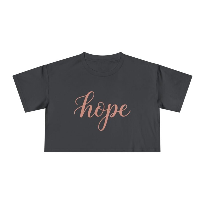 Hope Butterfly Aesthetic Tee – Inspirational Girls Crop Tee - Image 7