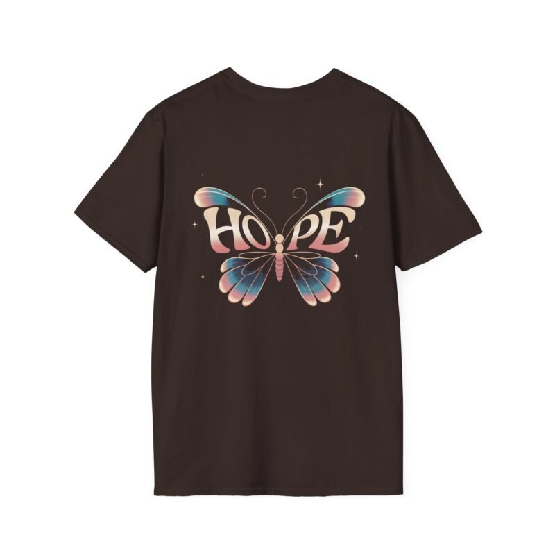 Hope Butterfly Aesthetic Tee – Inspirational Girls T-Shirt with Elegant Script
