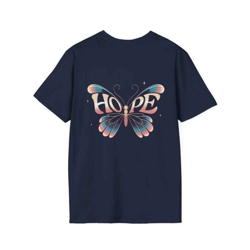Hope Butterfly Aesthetic Tee – Inspirational Girls T-Shirt with Elegant Script - Image 18