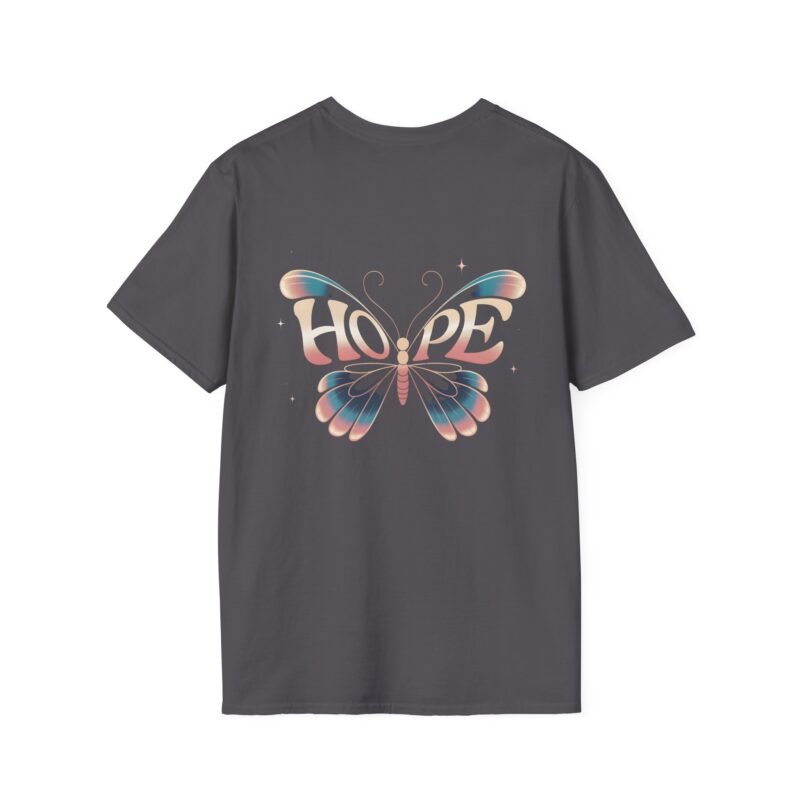 Hope Butterfly Aesthetic Tee – Inspirational Girls T-Shirt with Elegant Script - Image 14