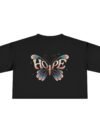 Hope Butterfly Aesthetic Tee – Inspirational Girls Crop Tee