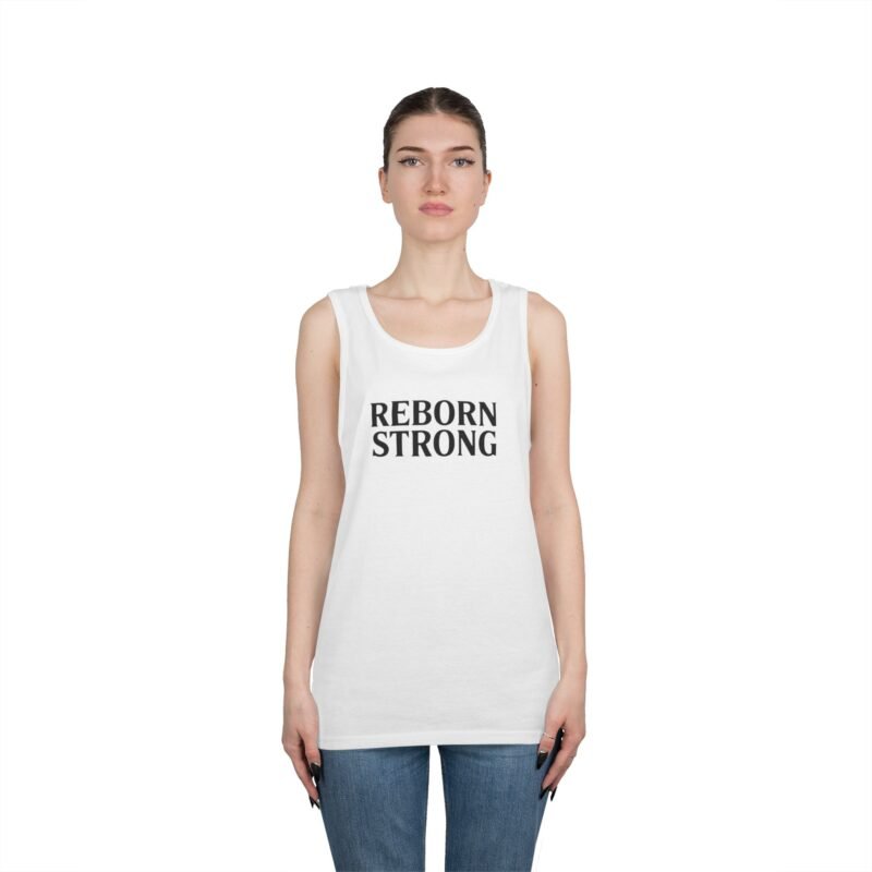 Reborn Strong Unisex Cotton Tank Top - Image 4