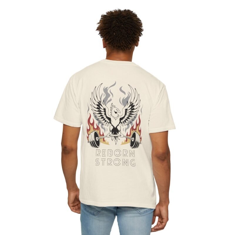 Reborn Strong Unisex Garment-Dyed T-shirt - Image 4
