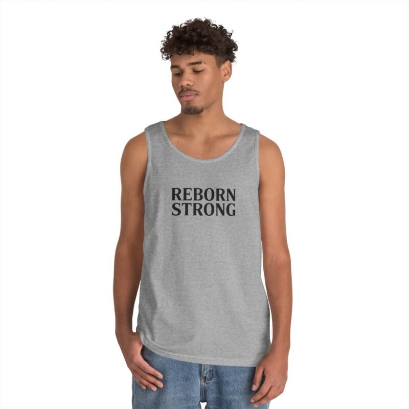 Reborn Strong Unisex Cotton Tank Top - Image 8