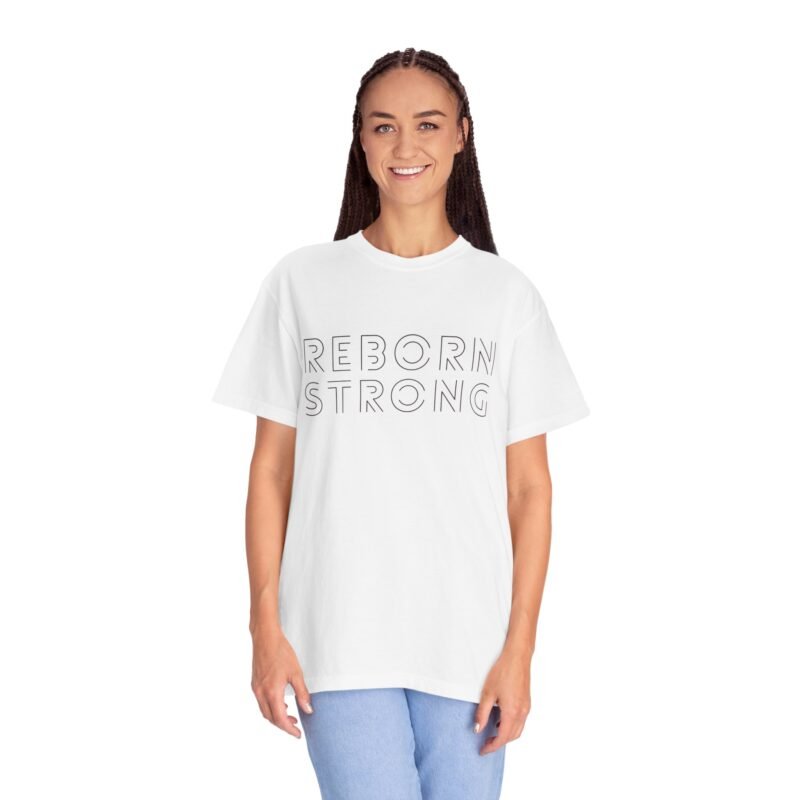 Reborn Strong Unisex Garment-Dyed T-shirt - Image 12