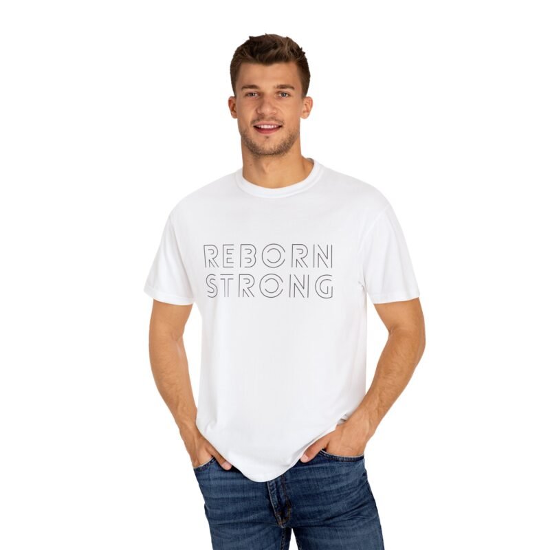 Reborn Strong Unisex Garment-Dyed T-shirt - Image 9