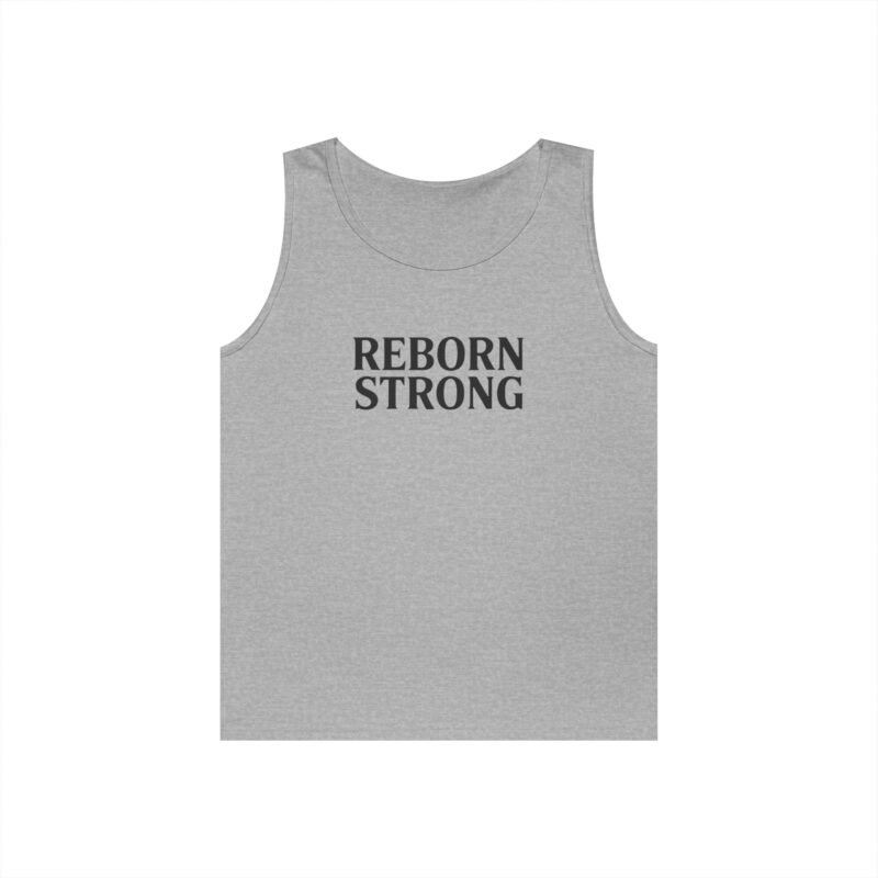 Reborn Strong Unisex Cotton Tank Top - Image 5
