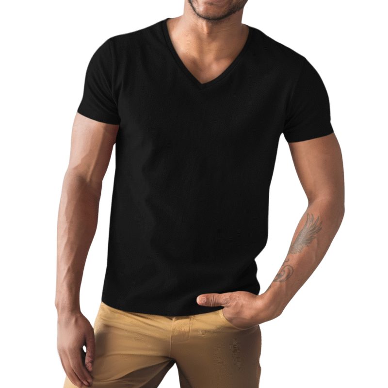 Casual V-Neck Tee for Everyday Style