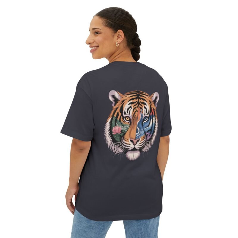 Spirit of the Tiger Oversized Unisex Tee - Image 11