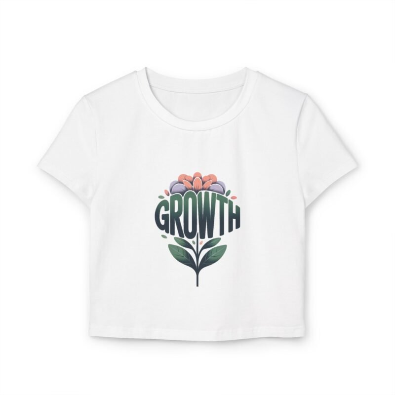 Floral Growth Graphic Crop Tee - Image 5