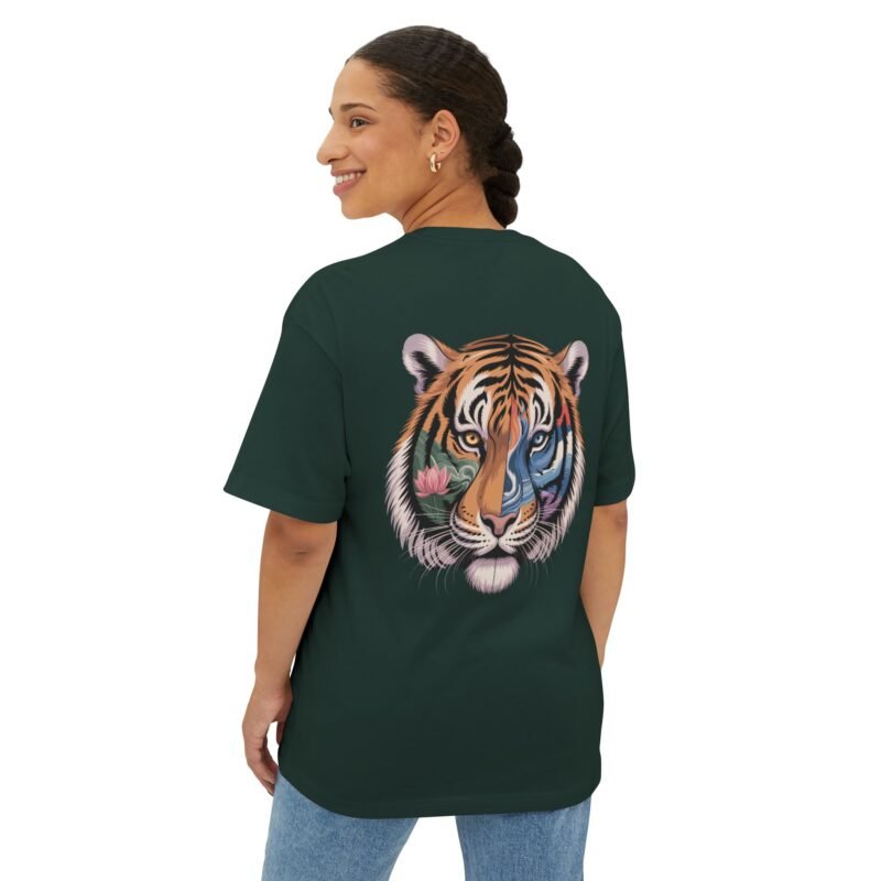 Spirit of the Tiger Oversized Unisex Tee - Image 15