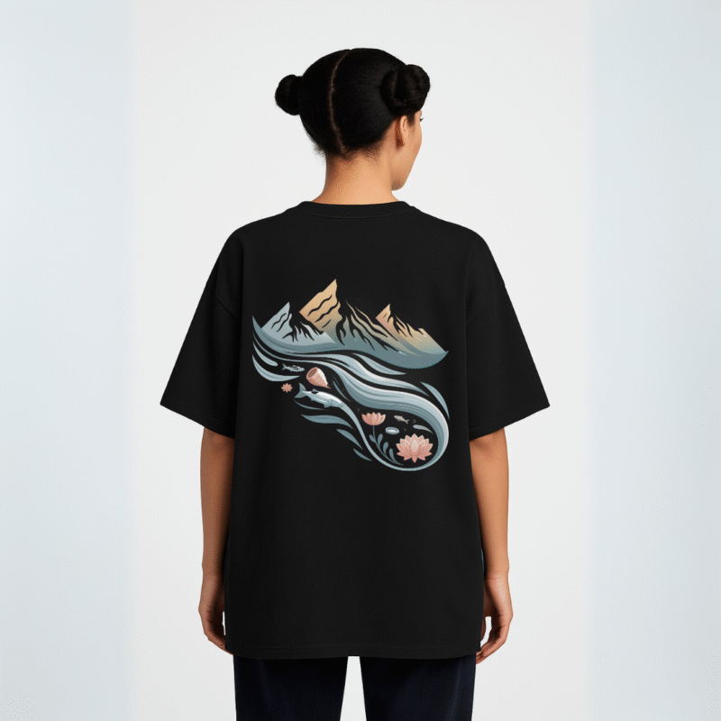 Serene Oversized Women’s Tee - Image 10