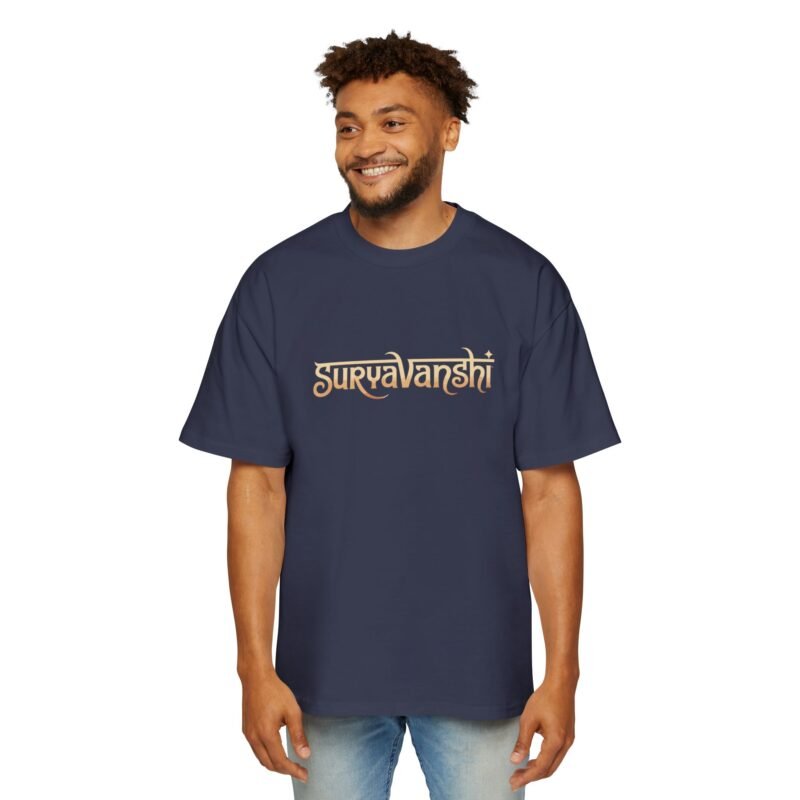 Suryavanshi Spirit – Warrior’s Sun Emblem Oversized T-Shirt - Image 33