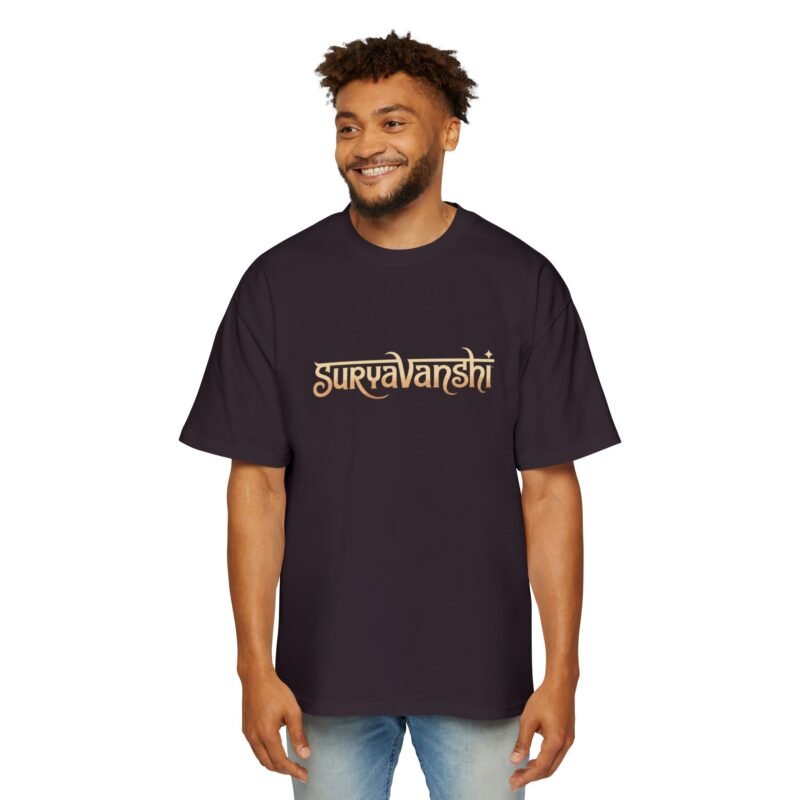 Suryavanshi Spirit – Warrior’s Sun Emblem Oversized T-Shirt - Image 38