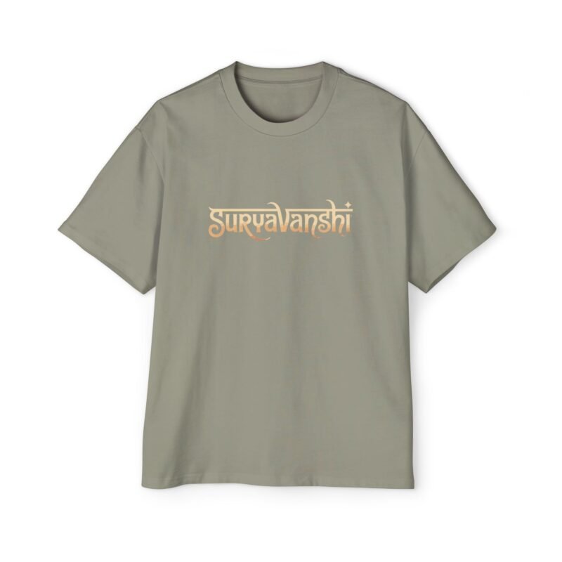 Suryavanshi Spirit – Warrior’s Sun Emblem Oversized T-Shirt - Image 16