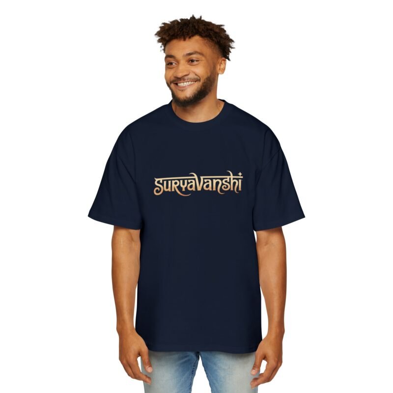 Suryavanshi Spirit – Warrior’s Sun Emblem Oversized T-Shirt - Image 28