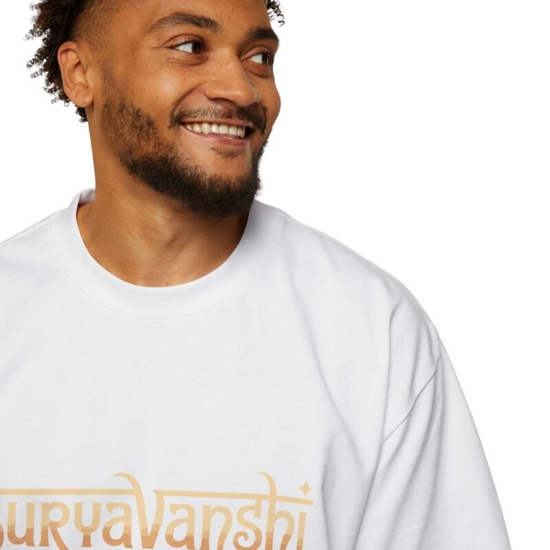 Suryavanshi Spirit – Warrior’s Sun Emblem Oversized T-Shirt - Image 10