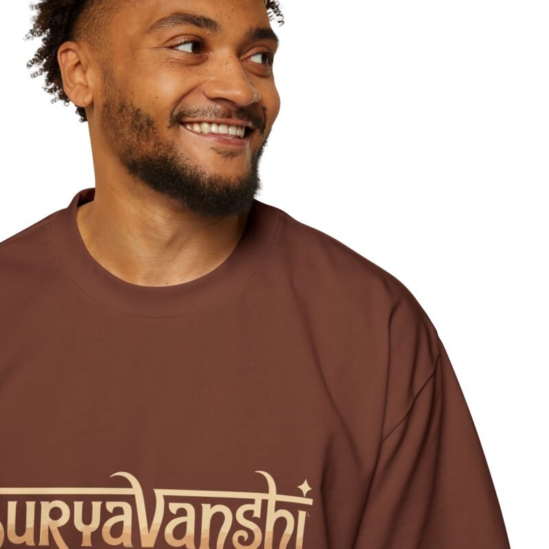 Suryavanshi Spirit – Warrior’s Sun Emblem Oversized T-Shirt - Image 5