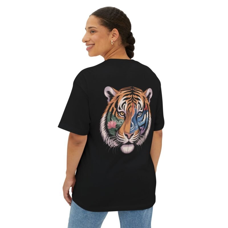 Spirit of the Tiger Oversized Unisex Tee - Image 4