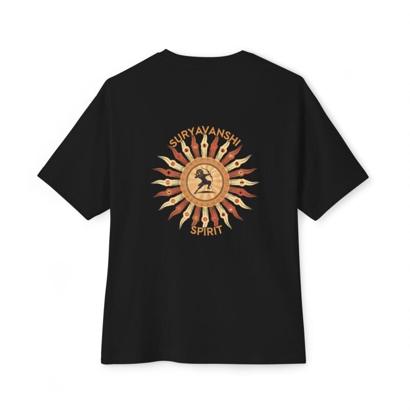 Suryavanshi – Archer of the Sun Oversized Men’s T-Shirt - Image 6