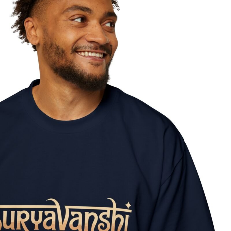 Suryavanshi Spirit – Warrior’s Sun Emblem Oversized T-Shirt - Image 30