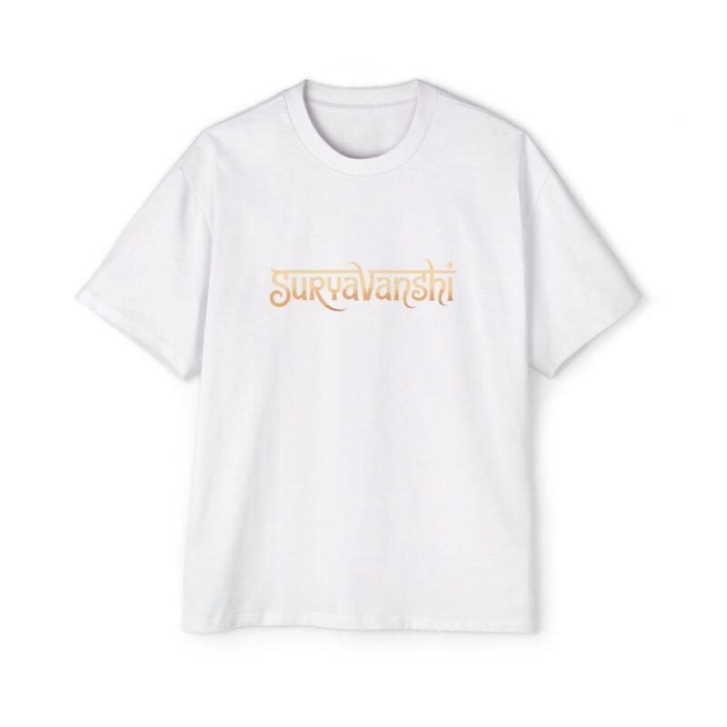 Suryavanshi Spirit – Warrior’s Sun Emblem Oversized T-Shirt - Image 6