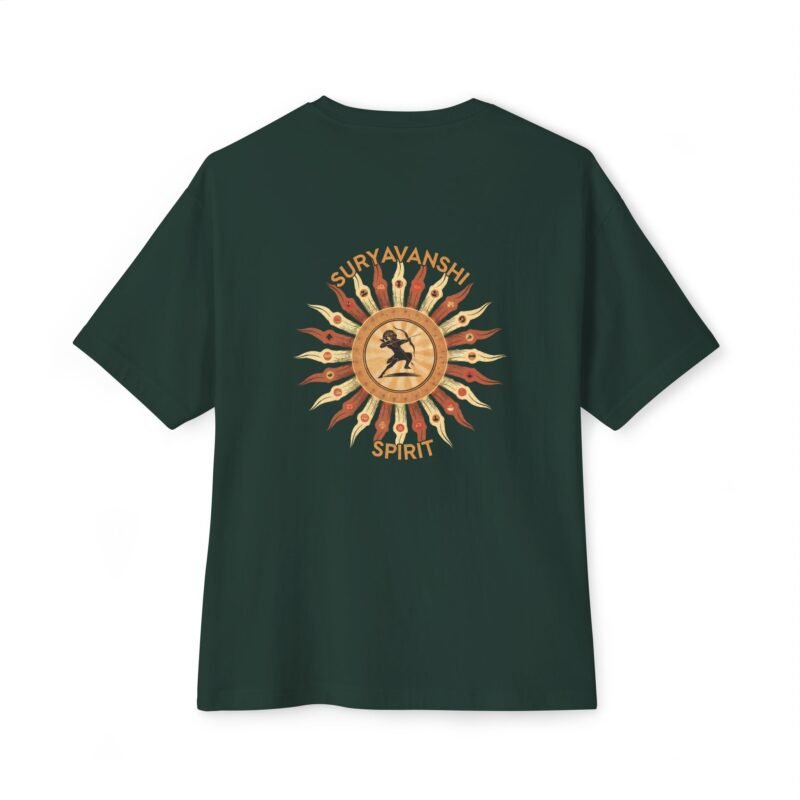 Suryavanshi – Archer of the Sun Oversized Men’s T-Shirt - Image 14