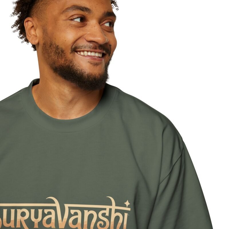 Suryavanshi Spirit – Warrior’s Sun Emblem Oversized T-Shirt - Image 25