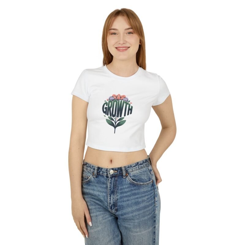 Floral Growth Graphic Crop Tee - Image 6