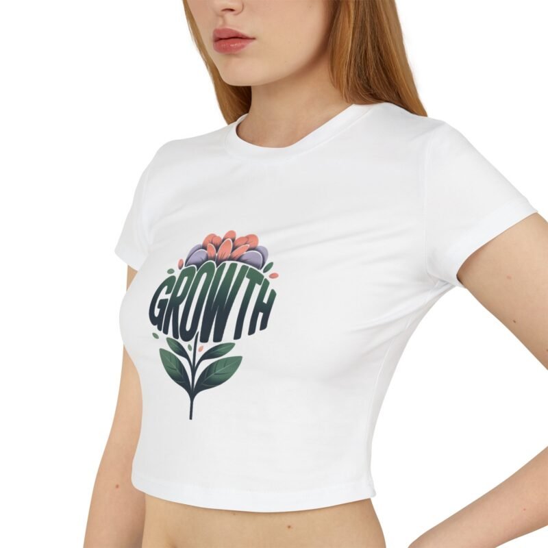 Floral Growth Graphic Crop Tee - Image 9