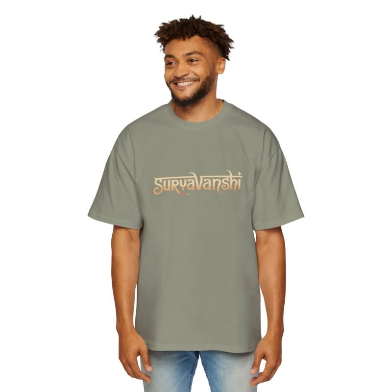 Suryavanshi Spirit – Warrior’s Sun Emblem Oversized T-Shirt - Image 18
