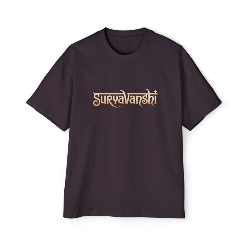 Suryavanshi Spirit – Warrior’s Sun Emblem Oversized T-Shirt - Image 36