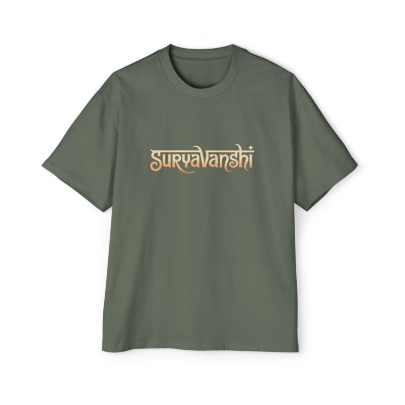 Suryavanshi Spirit – Warrior’s Sun Emblem Oversized T-Shirt - Image 21