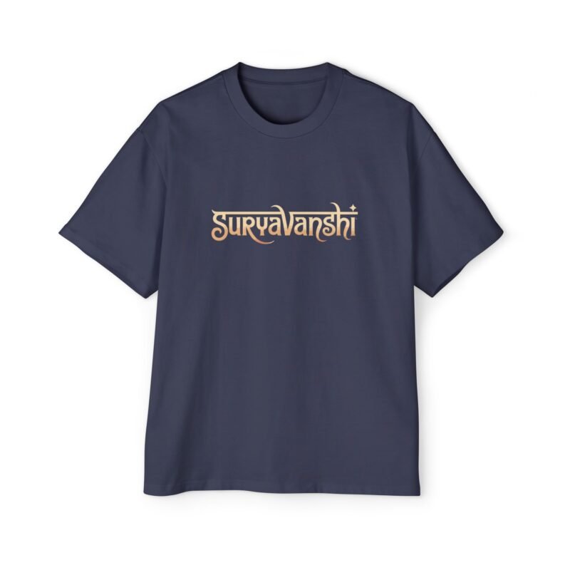 Suryavanshi Spirit – Warrior’s Sun Emblem Oversized T-Shirt - Image 31