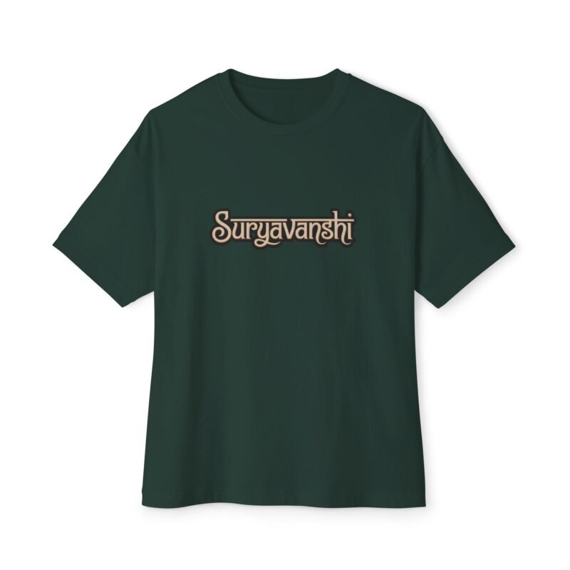 Suryavanshi – Archer of the Sun Oversized Men’s T-Shirt - Image 13