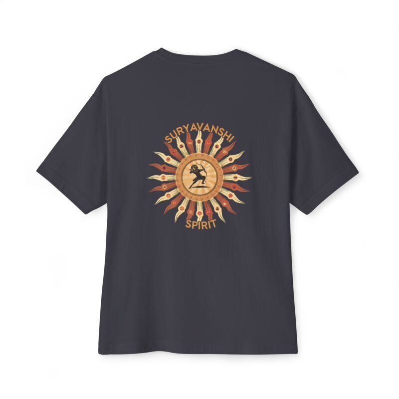 Suryavanshi – Archer of the Sun Oversized Men’s T-Shirt - Image 10