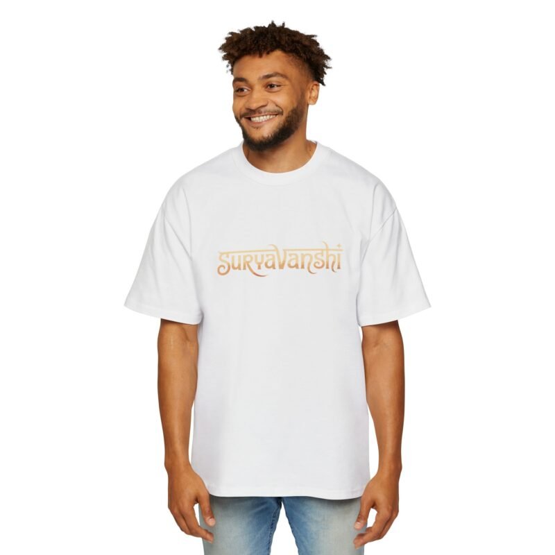Suryavanshi Spirit – Warrior’s Sun Emblem Oversized T-Shirt - Image 8