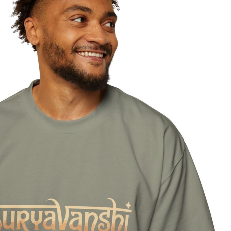Suryavanshi Spirit – Warrior’s Sun Emblem Oversized T-Shirt - Image 20