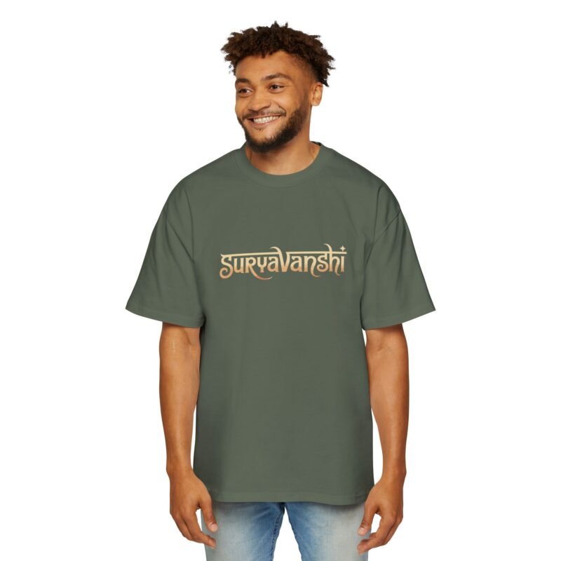 Suryavanshi Spirit – Warrior’s Sun Emblem Oversized T-Shirt - Image 23